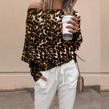 Load image into Gallery viewer, Pumpkins Pullover Off Shoulder Sweater