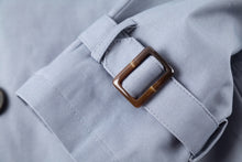 Load image into Gallery viewer, Long Double-Breasted Trench Coat