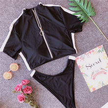 Load image into Gallery viewer, Minou Zipped Up Bikini