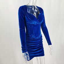 Load image into Gallery viewer, Andromeda Velvet Bodycon Dress