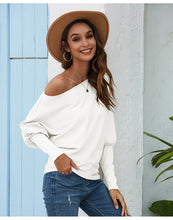 Load image into Gallery viewer, Pumpkins Pullover Off Shoulder Sweater