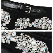 Load image into Gallery viewer, Short Black High Waist Jem Half-body Skirt