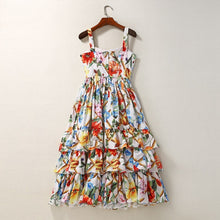 Load image into Gallery viewer, Floral Multi-Layer Dress