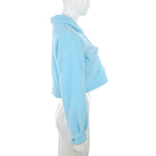 Load image into Gallery viewer, Faux Lamb Wool Cropped Jacket