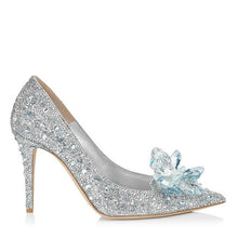 Load image into Gallery viewer, Pointed Toe Crystal Pumps