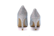 Load image into Gallery viewer, Pointed Toe Crystal Pumps