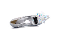 Load image into Gallery viewer, Pointed Toe Crystal Pumps