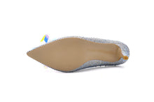 Load image into Gallery viewer, Pointed Toe Crystal Pumps