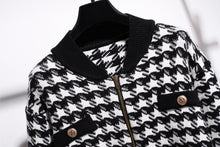 Load image into Gallery viewer, Houndstooth Two-Piece Tracksuit
