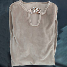 Load image into Gallery viewer, Chest Chain V-Neck Mini Dress