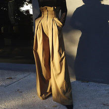 Load image into Gallery viewer, High Waist Loose Pleated Wide Leg Pants