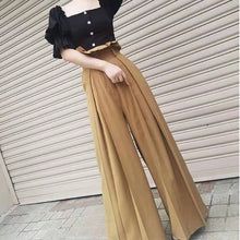 Load image into Gallery viewer, High Waist Loose Pleated Wide Leg Pants