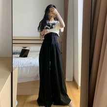 Load image into Gallery viewer, High Waist Loose Pleated Wide Leg Pants
