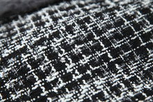 Load image into Gallery viewer, Gray Tweed Faux Fur Trim Jacket