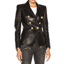 Load image into Gallery viewer, Pu Leather Blazer