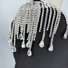 Load image into Gallery viewer, Alcina Rhinestone Tassel Bandage Dress