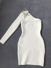 Load image into Gallery viewer, Alcina Rhinestone Tassel Bandage Dress