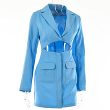 Load image into Gallery viewer, Dionne Hollow Out Blazer Dress