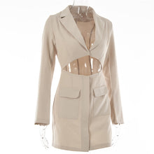 Load image into Gallery viewer, Dionne Hollow Out Blazer Dress