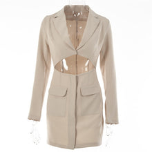 Load image into Gallery viewer, Dionne Hollow Out Blazer Dress