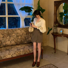 Load image into Gallery viewer, Victoria Embroidered Long Sleeve Blouse