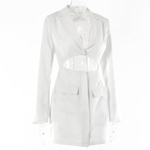 Load image into Gallery viewer, Dionne Hollow Out Blazer Dress
