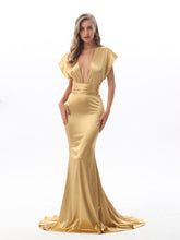 Load image into Gallery viewer, Devin Satin Mermaid Dress