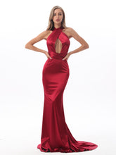 Load image into Gallery viewer, Devin Satin Mermaid Dress