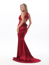 Load image into Gallery viewer, Devin Satin Mermaid Dress