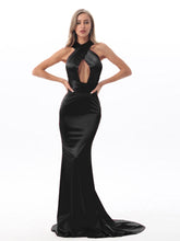 Load image into Gallery viewer, Devin Satin Mermaid Dress