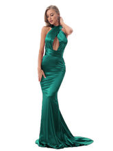 Load image into Gallery viewer, Devin Satin Mermaid Dress