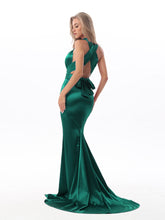Load image into Gallery viewer, Devin Satin Mermaid Dress