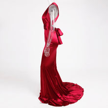 Load image into Gallery viewer, Devin Satin Mermaid Dress