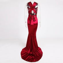 Load image into Gallery viewer, Devin Satin Mermaid Dress