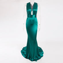Load image into Gallery viewer, Devin Satin Mermaid Dress