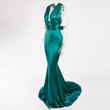 Load image into Gallery viewer, Devin Satin Mermaid Dress