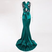 Load image into Gallery viewer, Devin Satin Mermaid Dress