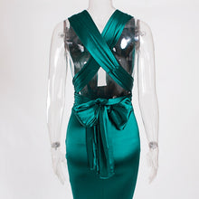 Load image into Gallery viewer, Devin Satin Mermaid Dress