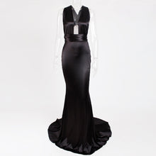 Load image into Gallery viewer, Devin Satin Mermaid Dress