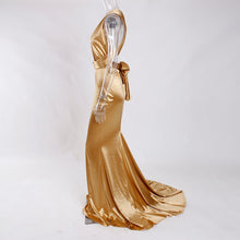 Load image into Gallery viewer, Devin Satin Mermaid Dress