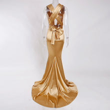 Load image into Gallery viewer, Devin Satin Mermaid Dress