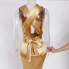 Load image into Gallery viewer, Devin Satin Mermaid Dress