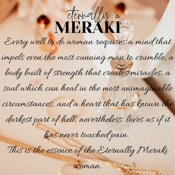 The essence of the Eternally Meraki woman.