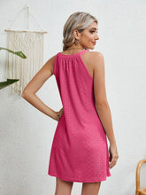 Load image into Gallery viewer, Zia Hollowed Out Sleeveless Beach Dress
