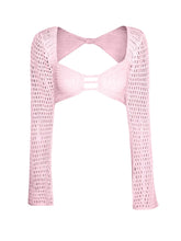 Load image into Gallery viewer, Emera Tied Long Sleeve Top and Skirt Cover Up Set
