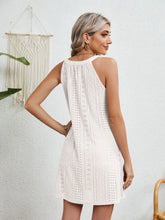 Load image into Gallery viewer, Zia Hollowed Out Sleeveless Beach Dress
