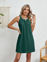 Load image into Gallery viewer, Zia Hollowed Out Sleeveless Beach Dress
