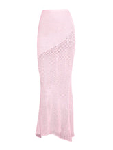 Load image into Gallery viewer, Emera Tied Long Sleeve Top and Skirt Cover Up Set
