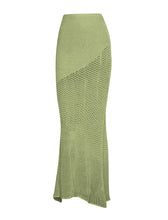 Load image into Gallery viewer, Emera Tied Long Sleeve Top and Skirt Cover Up Set
