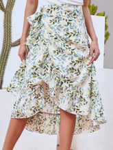 Load image into Gallery viewer, Delya Printed Ruffled Midi Skirt
